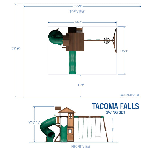 Tacoma Falls Swing Set