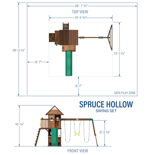 Spruce Hollow Swing Set
