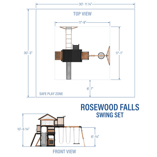 Rosewood Falls Swing Set